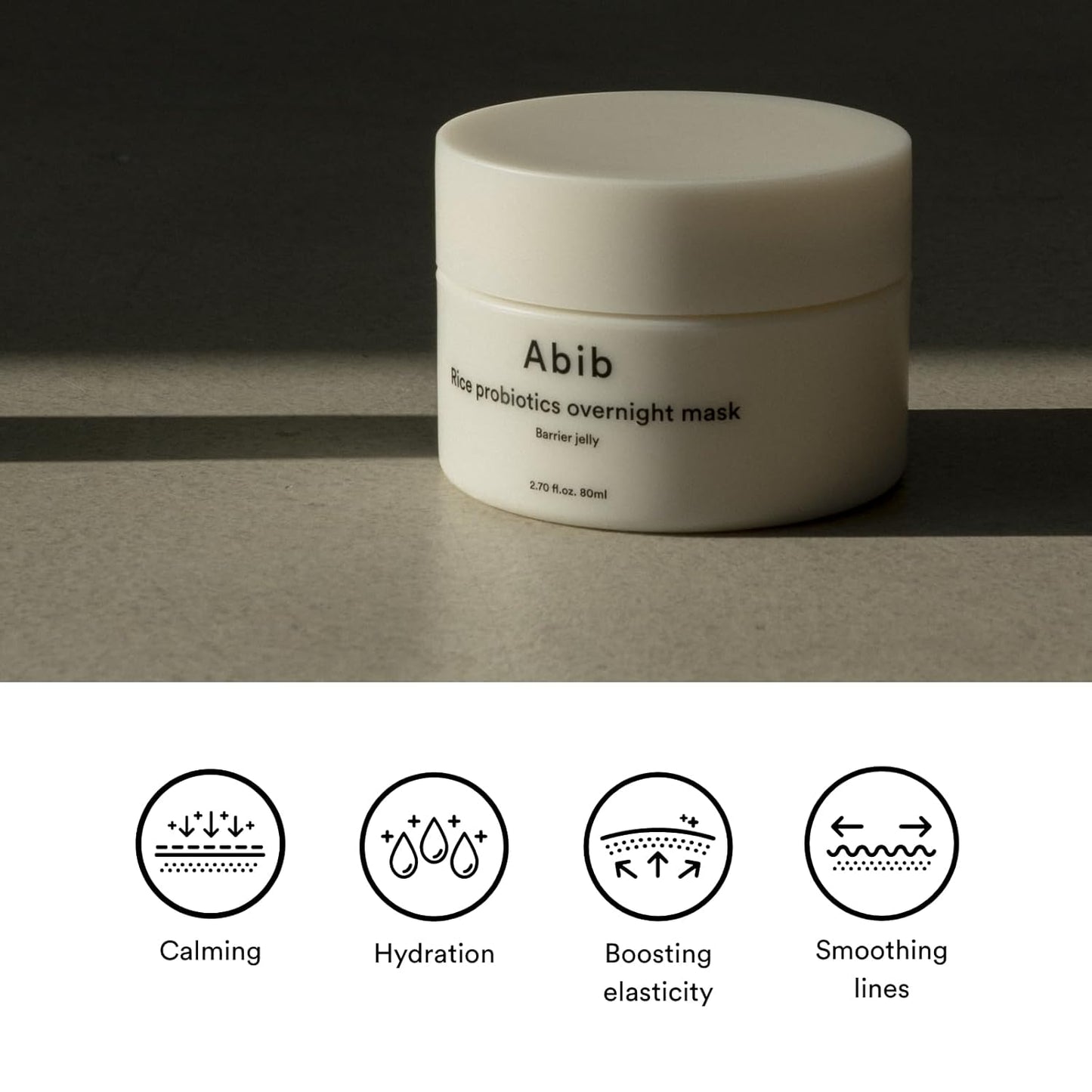 ABIB - Rice Probiotics Overnight Mask Barrier Jelly 80mL