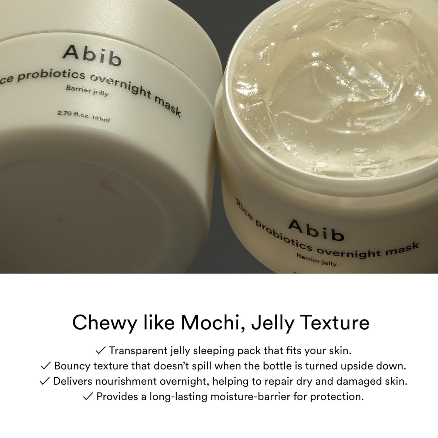 ABIB - Rice Probiotics Overnight Mask Barrier Jelly 80mL